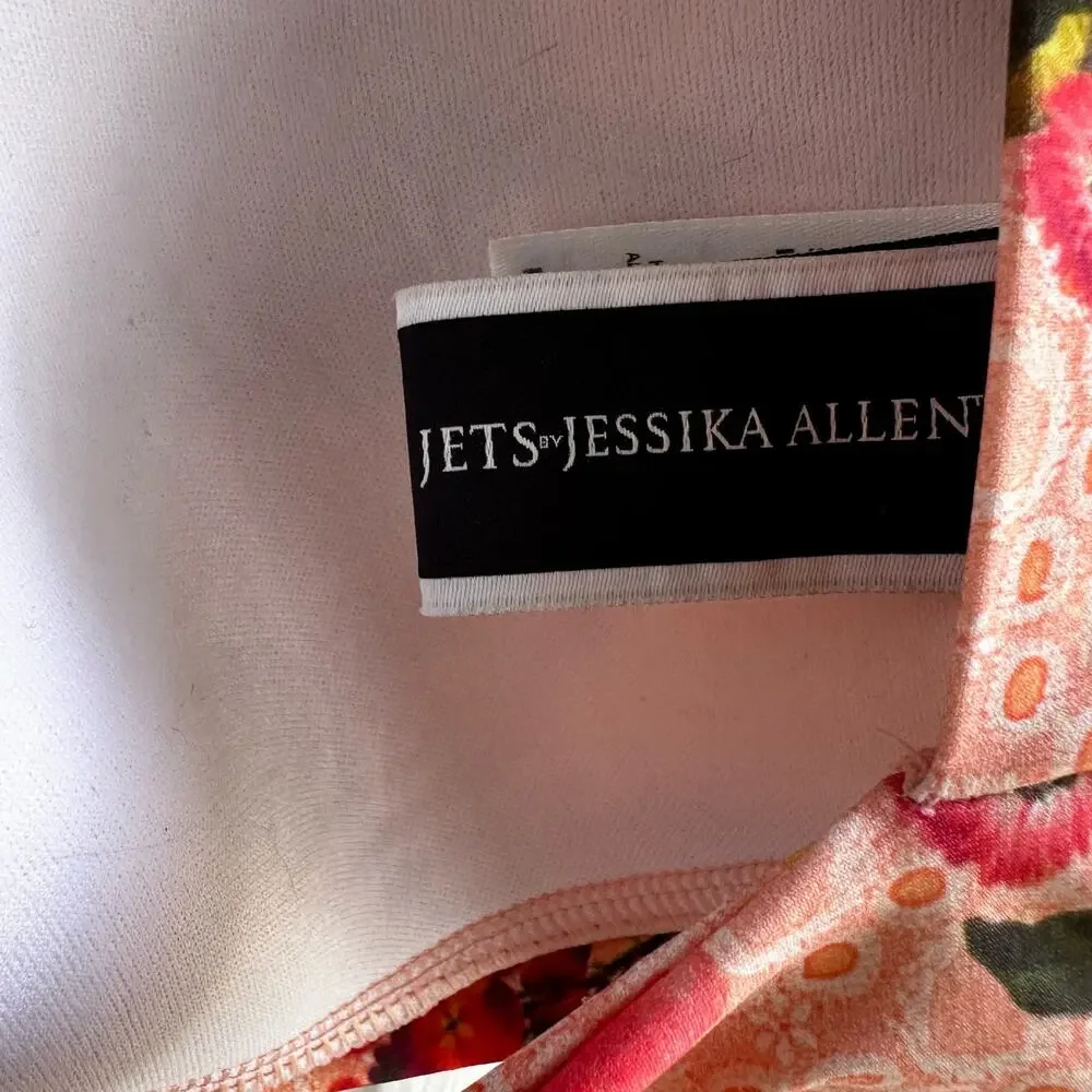 Jets by Jessika Allen Floral 50s Gathered Halter Bikini Top